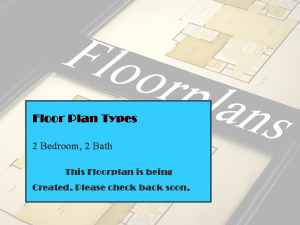 Two Bedroom / Two Bath*